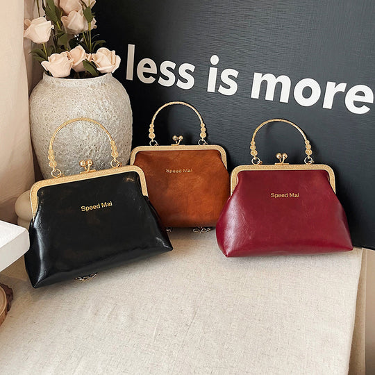 Damen Vintage-Handtasche mit elegantem Kettenriemen Nord Taschen