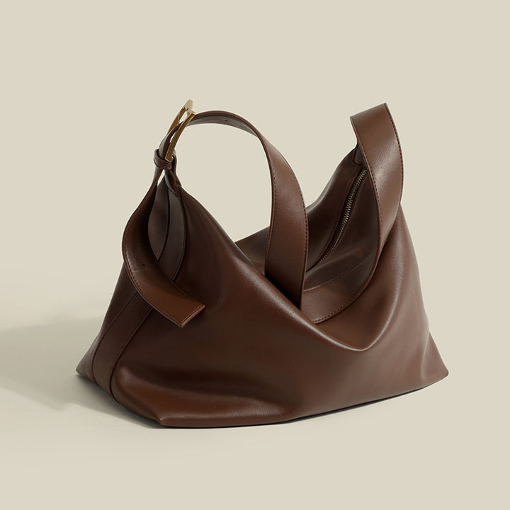 Damen Hobo-Tasche mit elegantem weichem Kunstleder und verstellbarem Trageriemen Nord Taschen