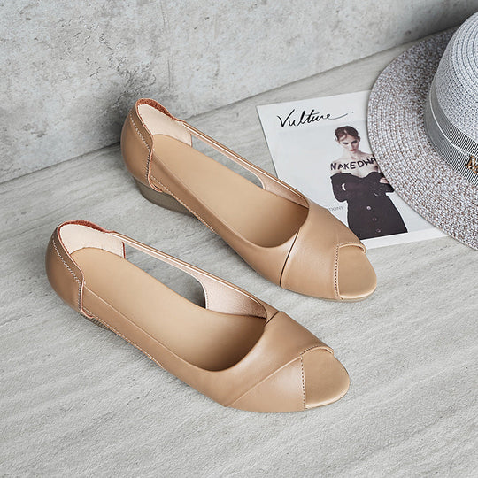 Damen Wedgesandaletten mit elegantem Cut-Out-Design und komfortabler Sohle