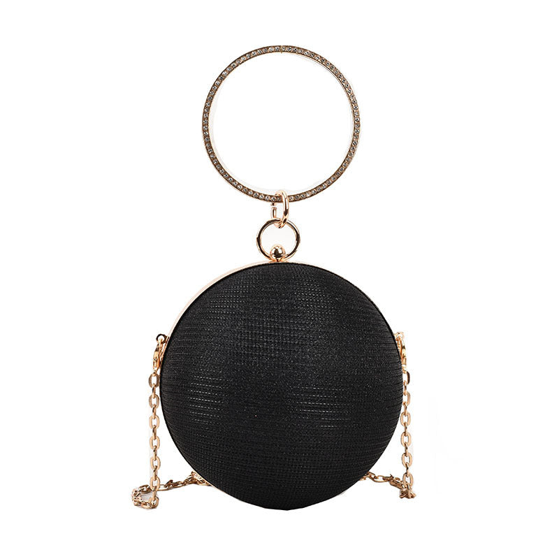 Damen elegante Clutch mit hochwertigem Ringakzent Nord Taschen