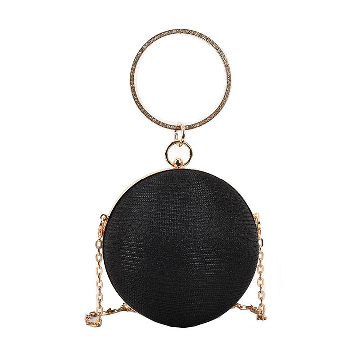 Damen elegante Clutch mit hochwertigem Ringakzent Nord Taschen