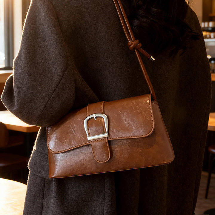 Damen modische Umhängetasche mit klassischem Schnallenverschluss Nord Taschen