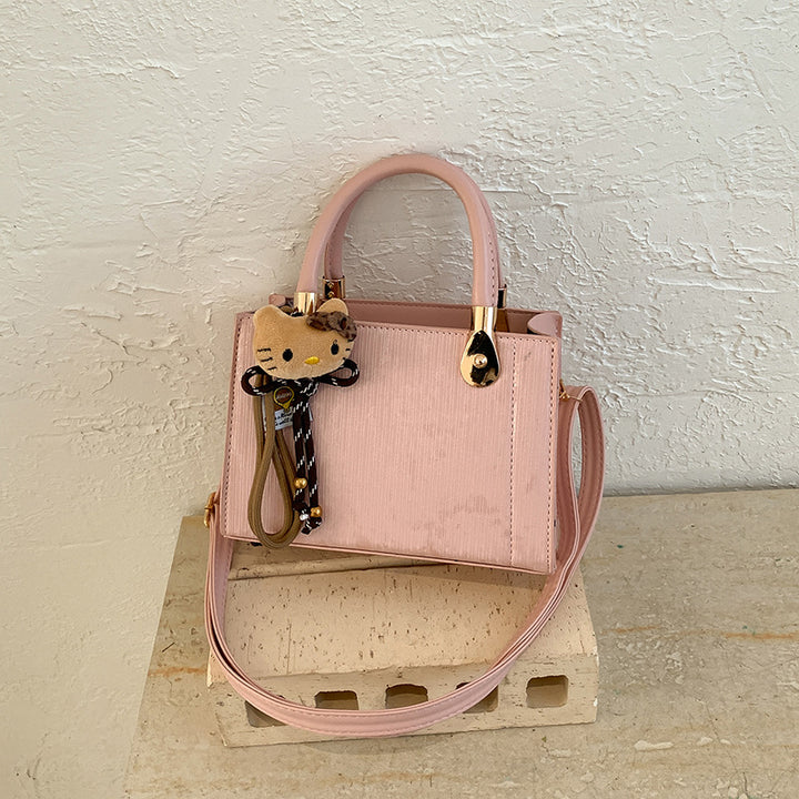 Damen elegante Handtasche mit strukturierter Oberfläche und abnehmbaren Tragegurten Nord Taschen