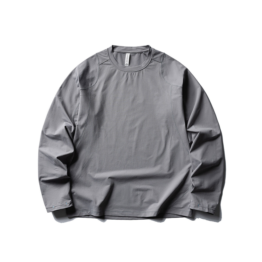 Unisex Leichter technischer Longsleeve mit Rundhalsausschnitt, Raglanärmeln und atmungsaktivem Funktionsmaterial Nord Taschen