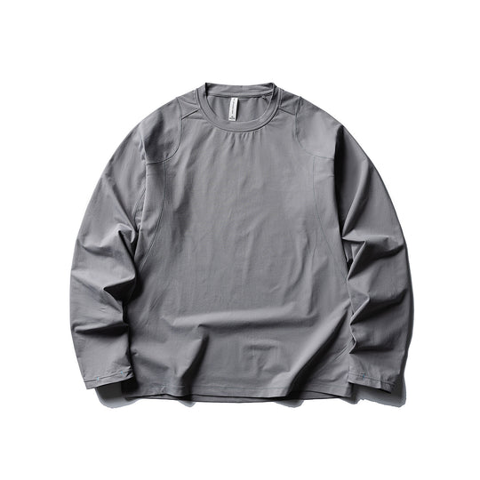 Unisex Leichter technischer Longsleeve mit Rundhalsausschnitt, Raglanärmeln und atmungsaktivem Funktionsmaterial Nord Taschen