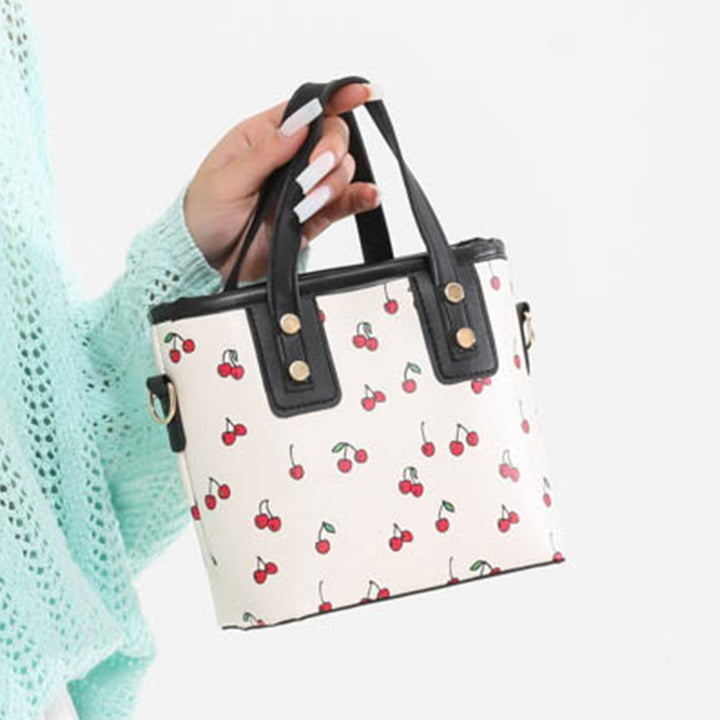 Damen Mini-Handtasche mit fruchtigem Kirschdesign Nord Taschen