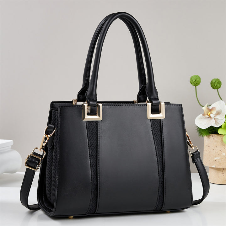 Damen elegante Handtasche mit strukturiertem Design und abnehmbarem Schulterriemen Nord Taschen
