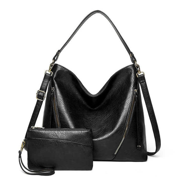 Damen Hobo-Tasche mit eleganter geschwungener Silhouette und praktischen Reißverschlussfächern Nord Taschen