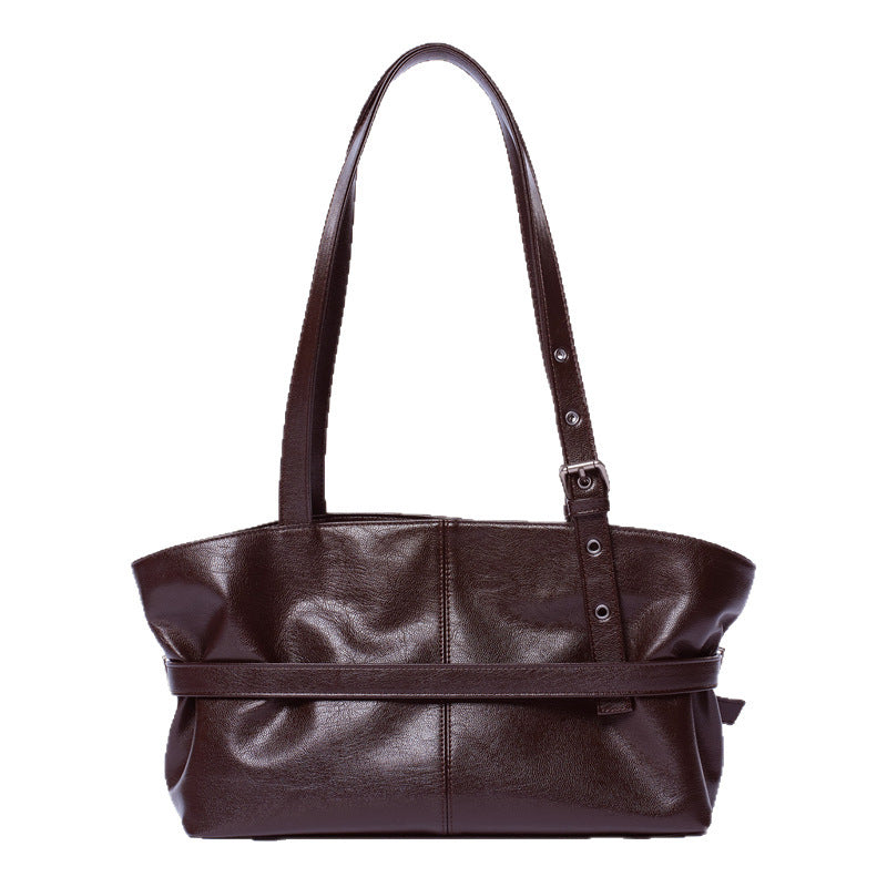 Damen Schultertasche mit eleganter Struktur und modischen Metallakzenten Nord Taschen