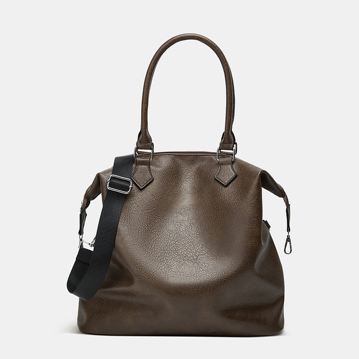 Damen Handtasche mit verstellbarem Schulterriemen und eleganter Lederstruktur Nord Taschen