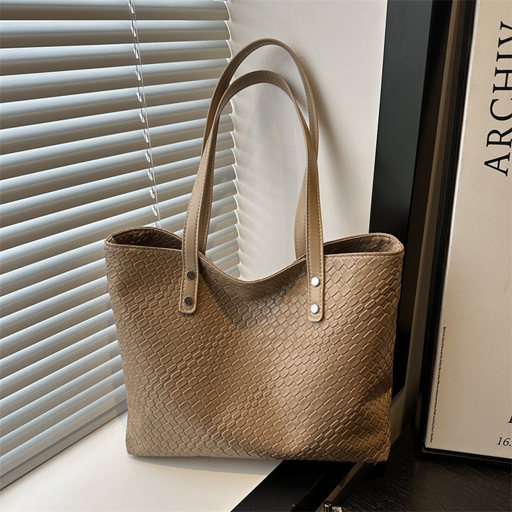 Damen elegante geflochtene Tragetasche Nord Taschen