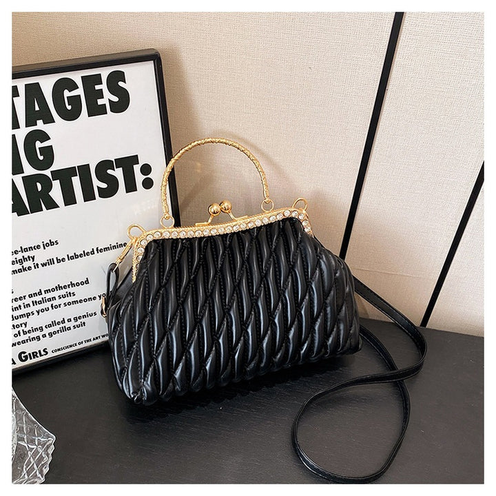 Damen elegante Schultertasche mit geflochtenem Design Nord Taschen