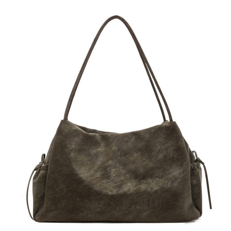 Damen Beuteltasche aus weichem Kunstleder mit verstellbarem Trageriemen Nord Taschen