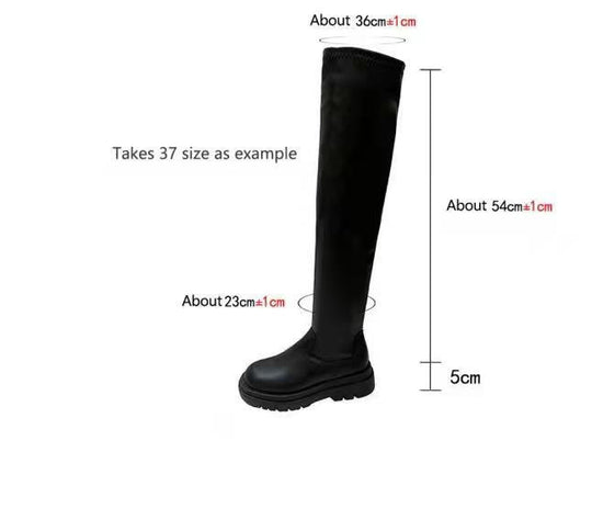 Damen Overknee-Stiefel Nord Taschen