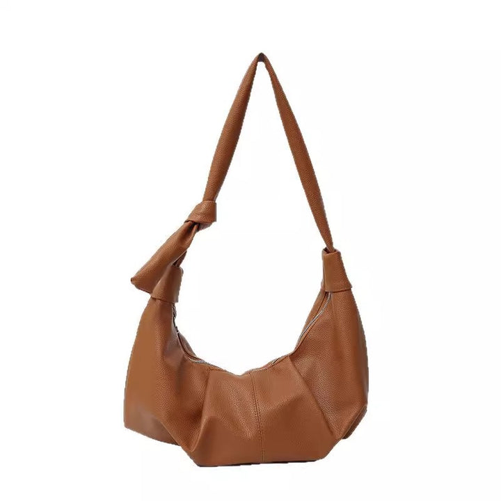 Damen Hobo-Tasche mit raffiniertem Faltendesign und weichem Kunstleder Nord Taschen