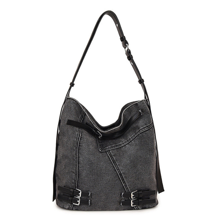 Damen Hobo-Tasche aus hochwertigem Denim mit eleganten Details Nord Taschen