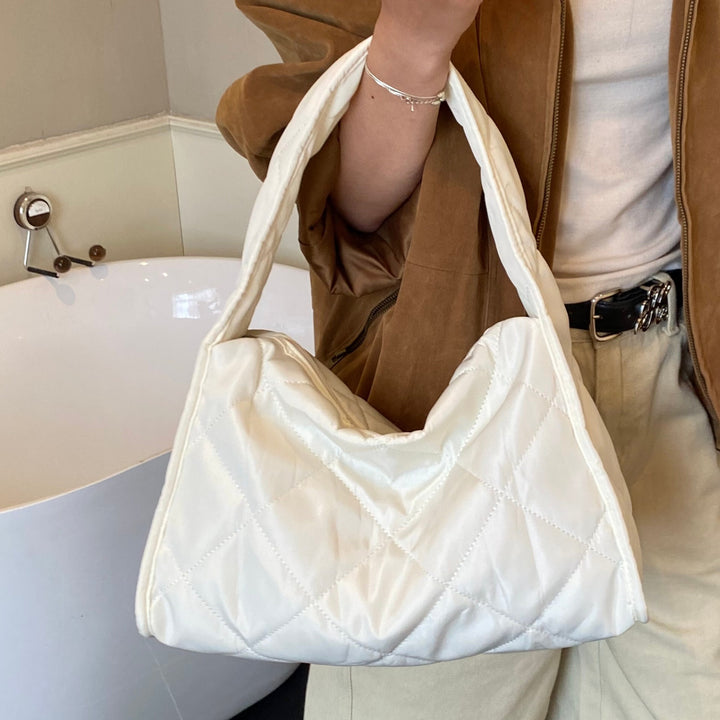 Damen Stepp-Hobo-Tasche aus strapazierfähigem Material Nord Taschen