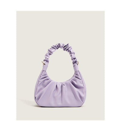 Damen Hobo-Tasche mit gerafftem Design und elastischem Schulterriemen Nord Taschen