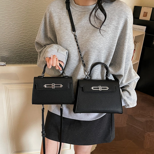 Damen hochwertige Handtasche mit eleganter Kette Nord Taschen