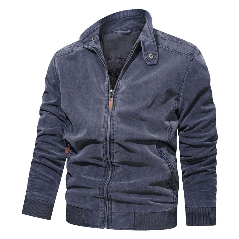 Herren Modische Bomberjacke mit Reißverschluss und feinen Details Nord Taschen