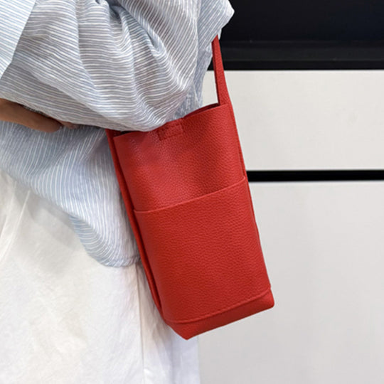 Damen minimalistischer Handyhalter mit praktischem Schultertrageriemen Nord Taschen