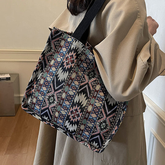 Damen modische Tragetasche im ethnischen Design Nord Taschen