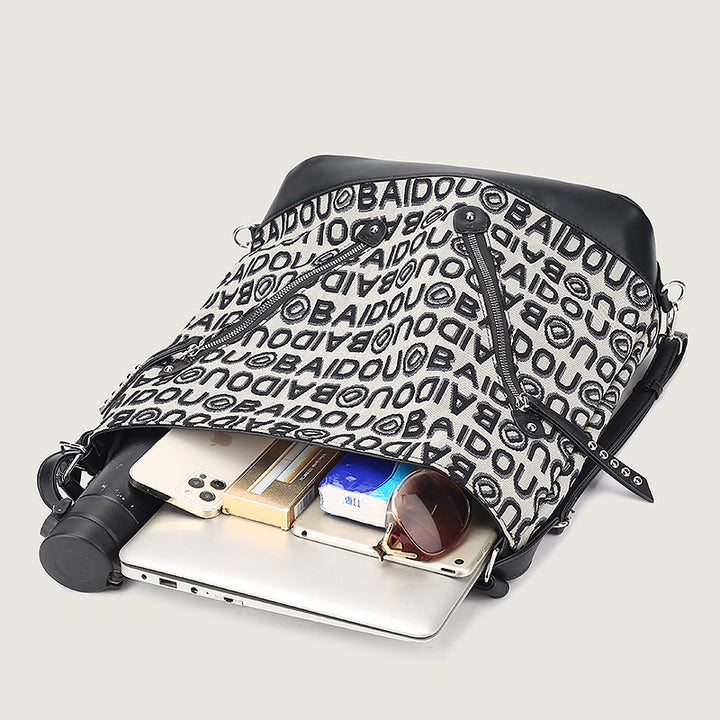 Damen Hobo-Tasche mit innovativem Logo-Design und praktischen Innenfächern Nord Taschen