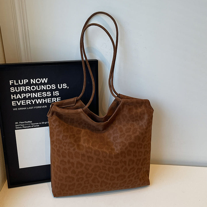 Damen Shopper-Tasche mit elegantem Leo-Design Nord Taschen