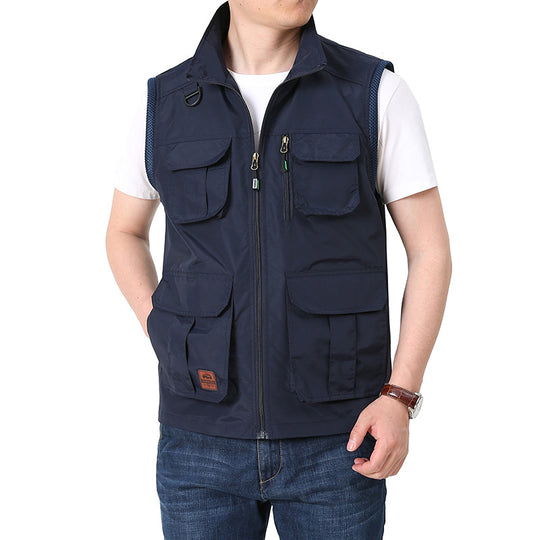 Herren praktische Outdoor-Weste Nord Taschen