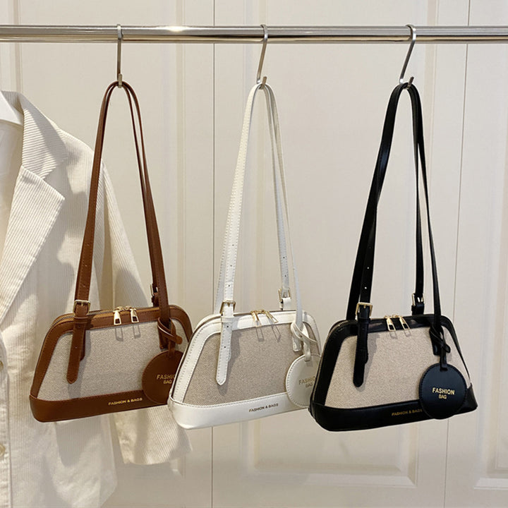 Damen Umhängetasche mit strukturiertem Gewebe und elegantem Detail Nord Taschen