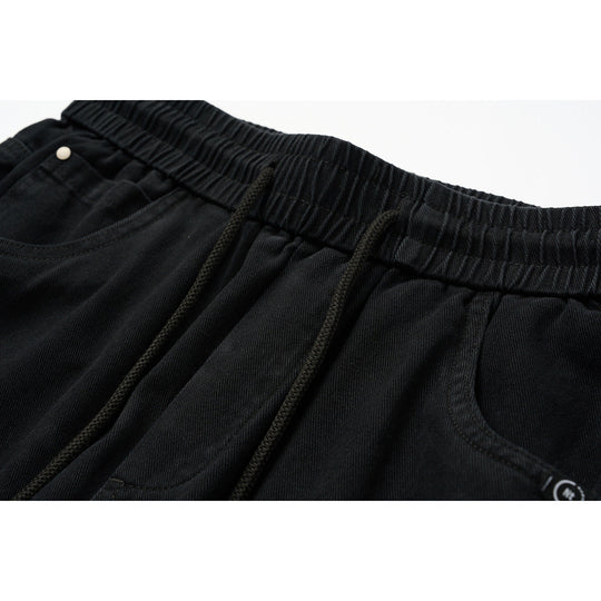 Damen Weite Relaxed-Hose mit elastischem Bund, Kordelzug und Eingrifftaschen Nord Taschen