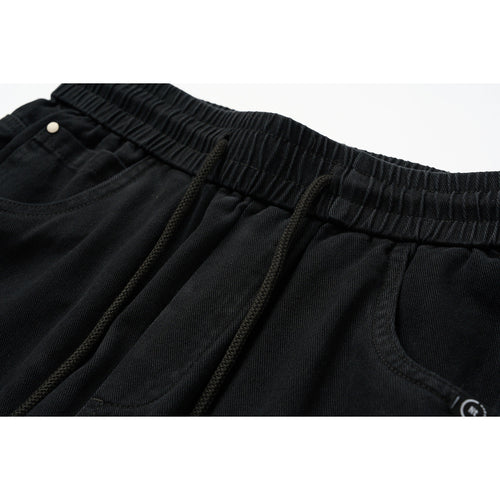 Damen Weite Relaxed-Hose mit elastischem Bund, Kordelzug und Eingrifftaschen Nord Taschen