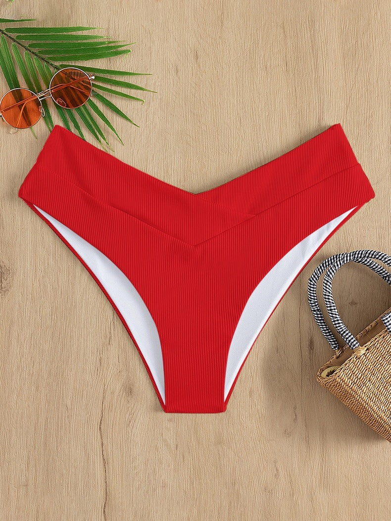 Damen Hochgeschnittenes Bikini-Höschen Nord Taschen