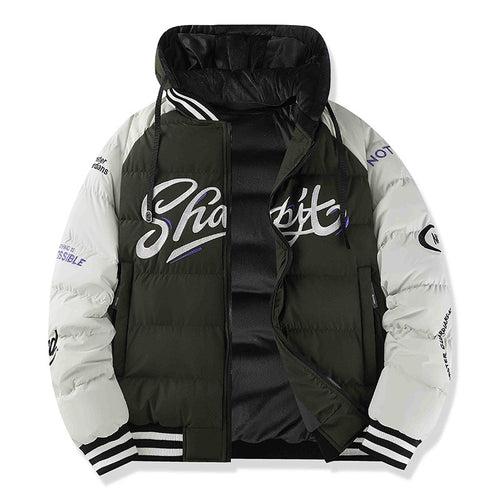 Herren Sportliche Steppjacke mit hohem Kragen und Reflektierenden Details Nord Taschen