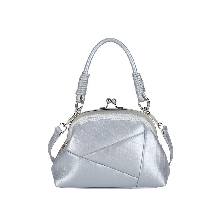 Damen elegante Umhängetasche mit stylischem Klappverschluss Nord Taschen