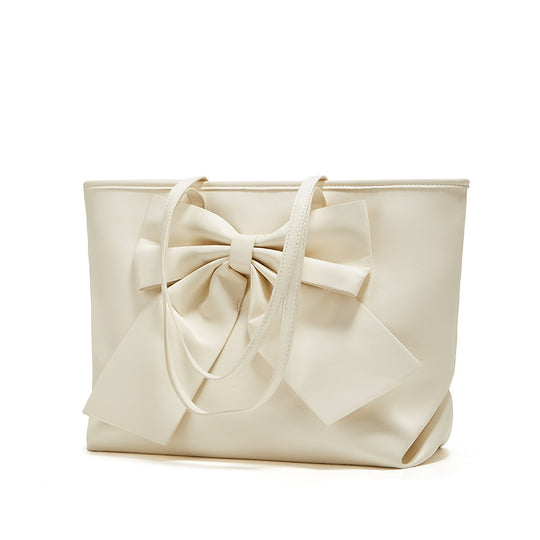 Damen Tote-Tasche mit eleganter Schleife und geräumigem Innenfach Nord Taschen