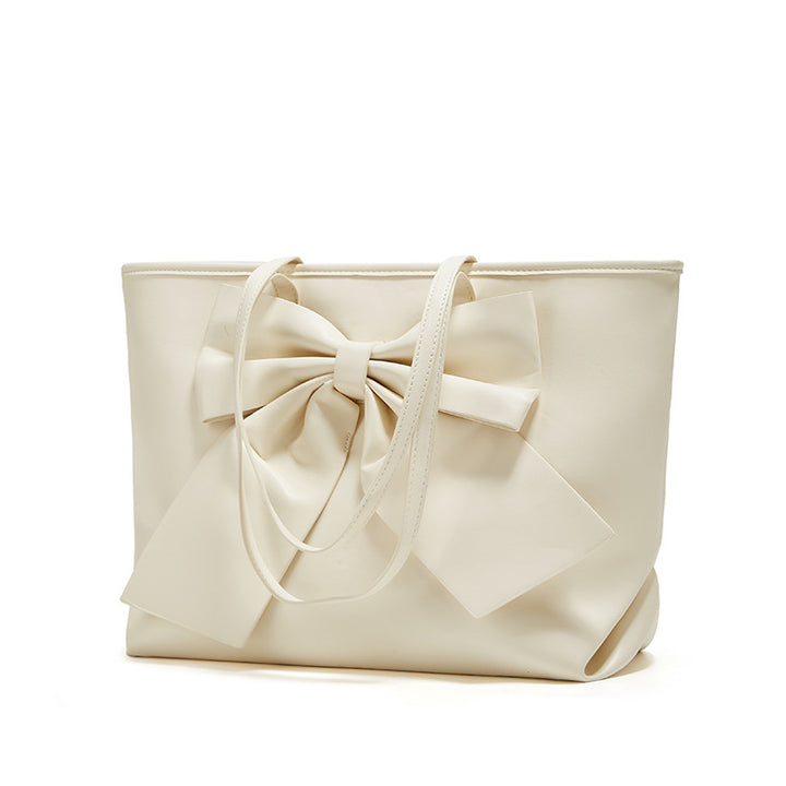 Damen Tote-Tasche mit eleganter Schleife und geräumigem Innenfach Nord Taschen
