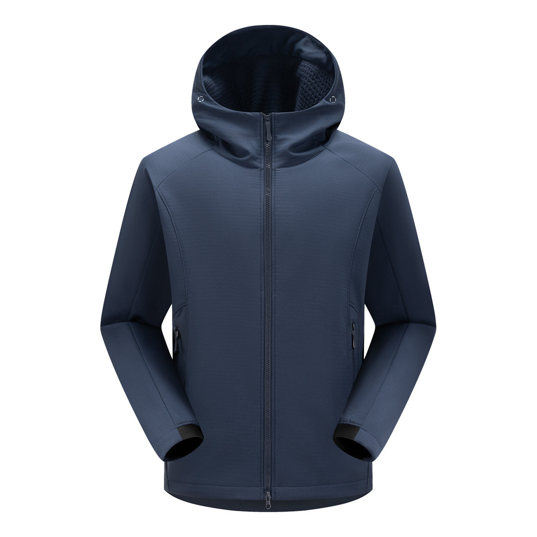 Herren Softshell-Outdoorjacke mit Kapuze, winddichter Membran und ergonomischem Schnitt Nord Taschen