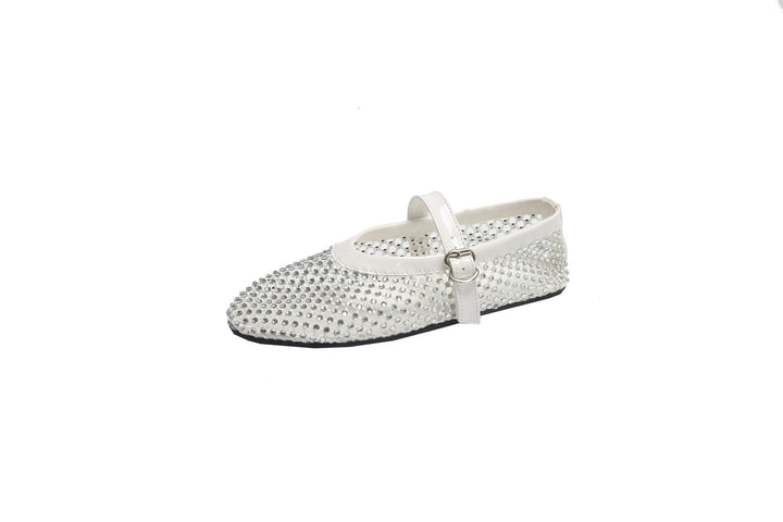Damen Funktions-Ballerinas mit strassbesetztem Obermaterial
