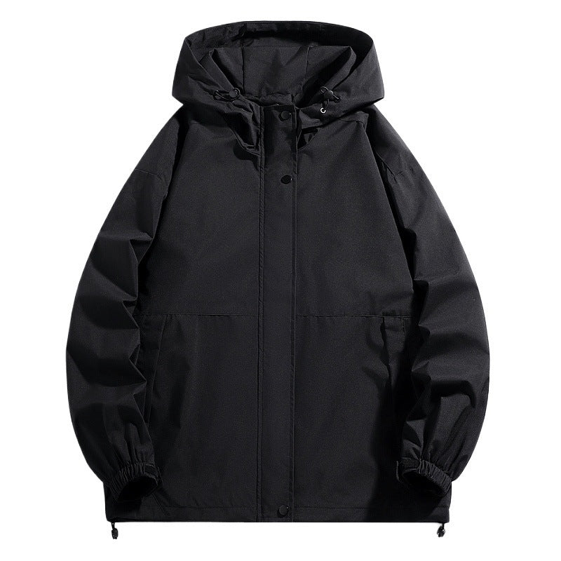 Herren Wasserabweisende Übergangsjacke mit verstellbarer Kapuze und praktischen Taschen Nord Taschen