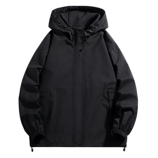 Herren Wasserabweisende Übergangsjacke mit verstellbarer Kapuze und praktischen Taschen Nord Taschen