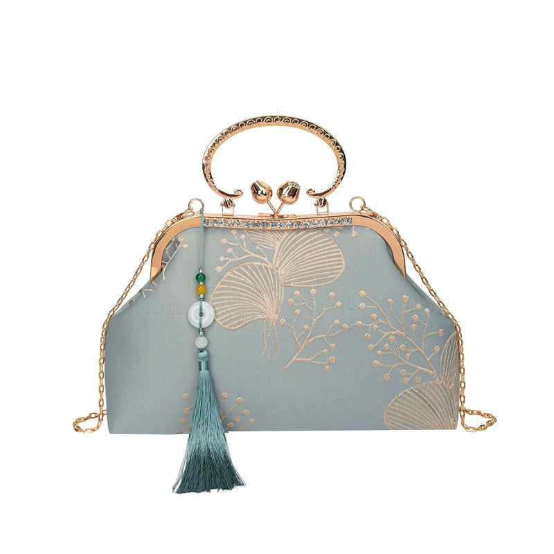 Damen elegante Clutch-Tasche mit hochwertigem Verzierrungsdesign Nord Taschen