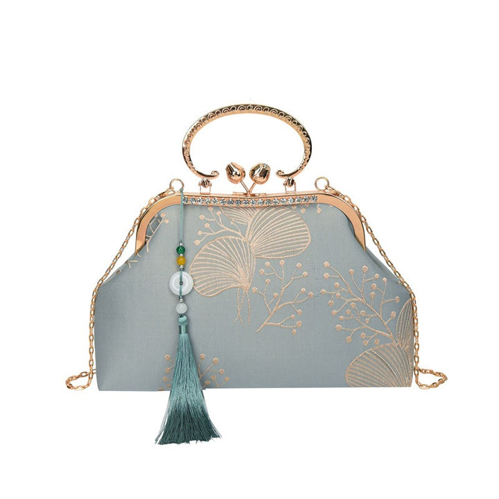 Damen elegante Clutch-Tasche mit hochwertigem Verzierrungsdesign Nord Taschen