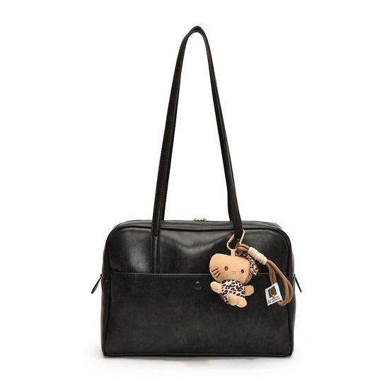 Damen elegante Aktentasche mit abnehmbarem Kuscheltier-Anhänger Nord Taschen