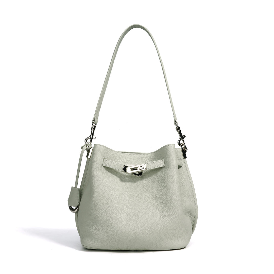 Damen Hobo-Tasche aus hochwertigem Leder mit verstellbarem Tragegurt Nord Taschen