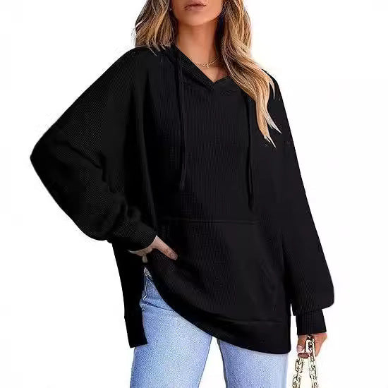 Damen Oversized Kapuzenpullover Nord Taschen