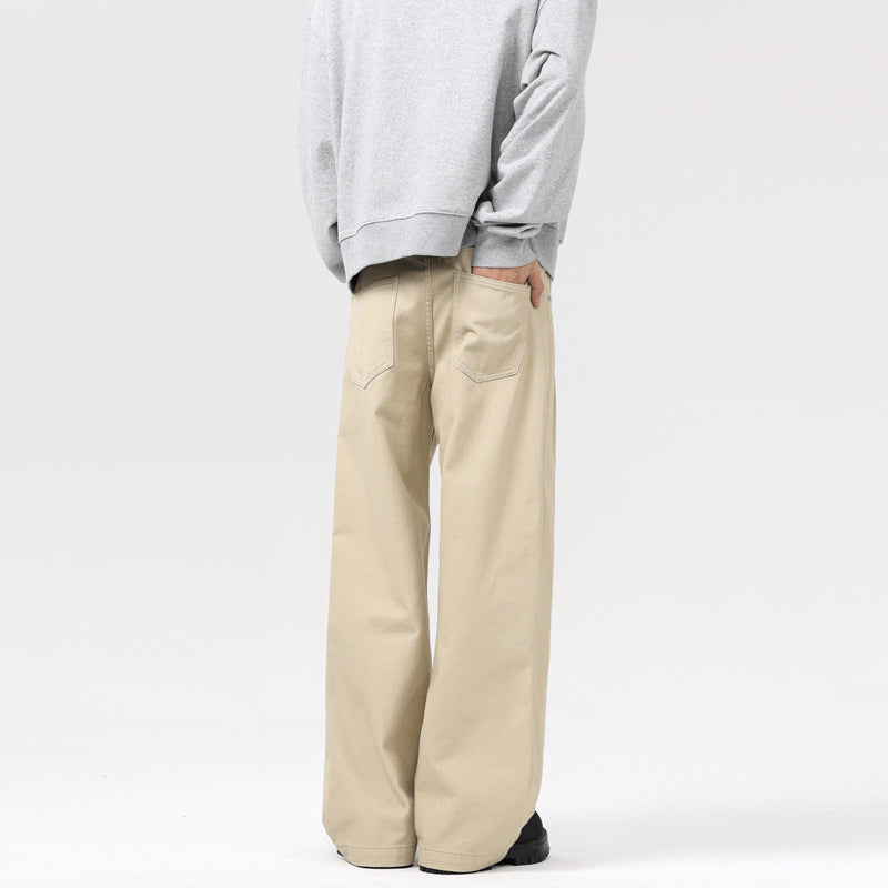 Herren Baggy-Twill-Hose mit tiefem Schritt und fließender Oversize-Silhouette Nord Taschen