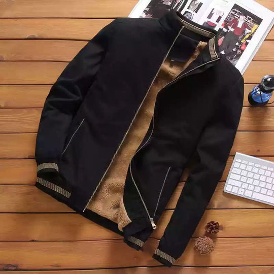 Herren Fleece gefütterte Übergangsjacke Nord Taschen
