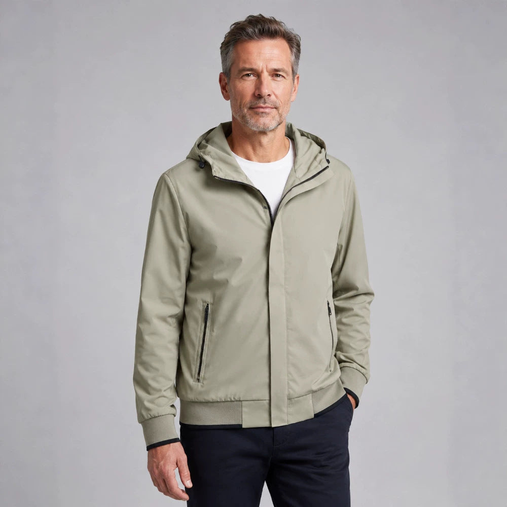 Herren Leichte Übergangsjacke mit Kapuze Nord Taschen