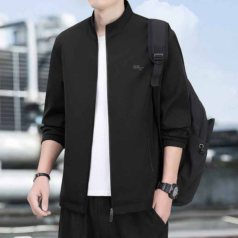 Herren Urbaner Stehkragen-Blouson mit minimalistischer Softshell-Optik Nord Taschen